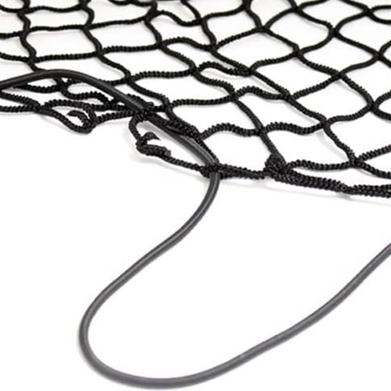 Black elastic trailer net