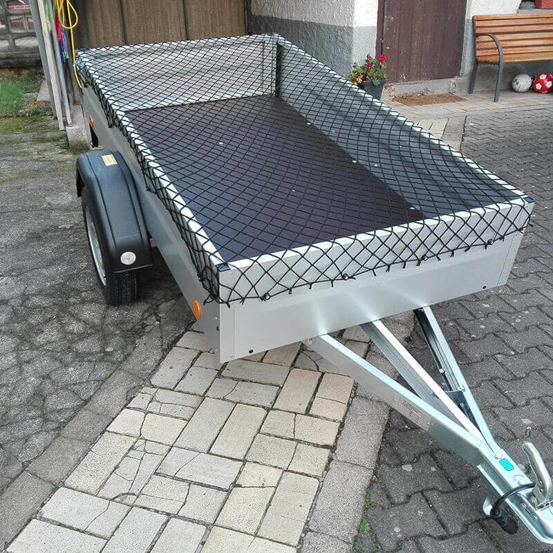 Black elastic trailer net