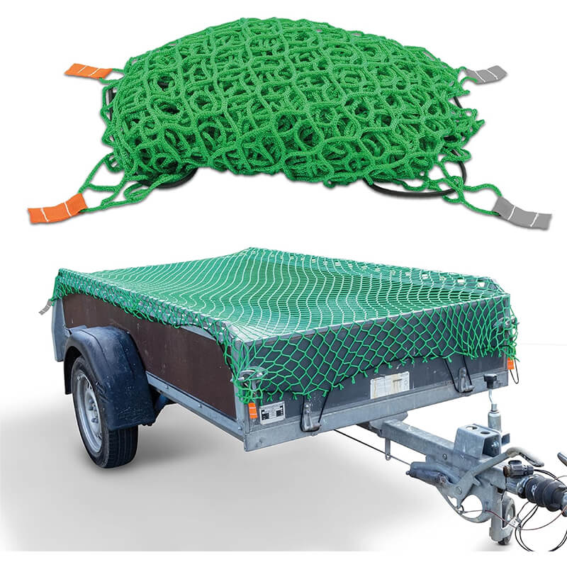 cargo trailer net with corner marking