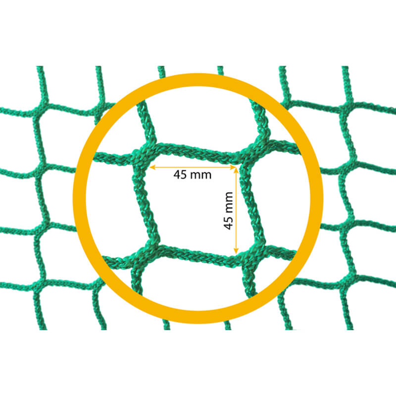 cargo trailer net with corner marking