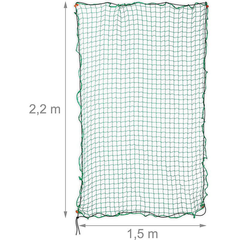 cargo trailer net with elastic rope